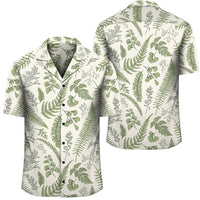Hawaii Tropical Green Pattern Hawaiian Shirt Unisex Black - Polynesian Pride