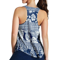 Hawaii Tropical Pattern Racerback Tank - AH - Polynesian Pride
