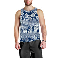 Hawaii Tropical Pattern Tank Top - AH Black - Polynesian Pride