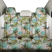 Hawaii Tropical Watercolor Palm Tree Leaf Back Seat Cover - Polynesian Pride