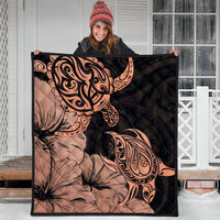 Hawaii Turtle Premium Quilts Polynesian Hibiscus Art Organe - AH - Polynesian Pride