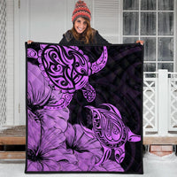 Hawaii Turtle Premium Quilts Polynesian Hibiscus Art Pink - AH - Polynesian Pride