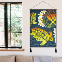 Hawaii Turtle Plumerian Polynesian Hanging Poster - Sease Style - ver 2 - AH - Polynesian Pride