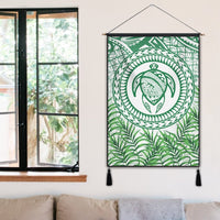 Hawaii Turtle Polyneian Palm Tree Leaf Hanging Poster - AH - Polynesian Pride