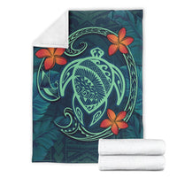 Hawaii Turtle Polynesia Tropical Premium Blanket - Tax Style - AH - Polynesian Pride