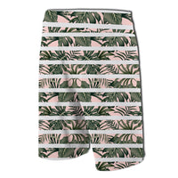 Hawaii Tropical Dark Green Leaves Seamless Board Shorts - Polynesian Pride