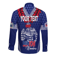 Personalised Toa Samoa Hawaiian Shirt Ulafala Style Samoa Warriors LT7 - Polynesian Pride