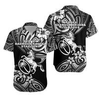 Fiji Rugby Hawaiian Shirt Sydney Nadroga Navosa Stallions Unique Vibes - Black LT8 Unisex Black - Polynesian Pride