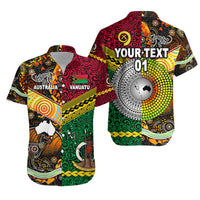 (Custom Personalised) Vanuatu And Australia Hawaiian Shirt Together LT8 - Polynesian Pride