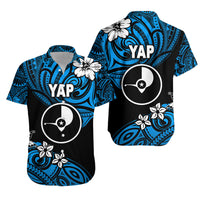 FSM Yap Hawaiian Shirt Unique Vibes - Blue LT8 Unisex Blue - Polynesian Pride