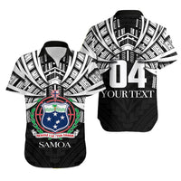 (Custom Personalised) Samoa Hawaiian Shirt Special Polynesian No.2 Unisex Black - Polynesian Pride