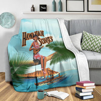 Hawaiian Hula Aboriginal Song Premium Blankets - AH - Polynesian Pride