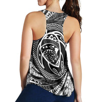 Hawaiian Kanaka Honu Hibiscus Tornando Polynesian Racerback Tank - AH - Polynesian Pride