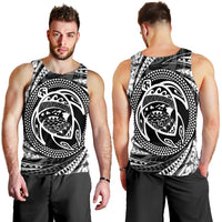 Hawaiian Kanaka Honu Hibiscus Tornando Polynesian Tank Top - AH - Polynesian Pride