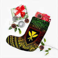 Hawaiian Kanaka Maoli Center Polynesian Christmas Stocking - AH - Polynesian Pride