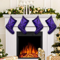 Hawaiian Kanaka Polynesian Tribal Christmas Stocking Reggae Color Purple AH - Polynesian Pride