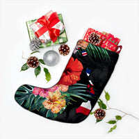 Hawaiian Map Hawaii Flag Hibiscus Polynesian Christmas Stocking AH - Polynesian Pride