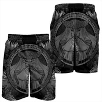Hawaiian Map Madame Pele Polynesian Men's Shorts Gray AH - Polynesian Pride