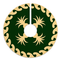 Hawaiian Pineaple Tree Skirt - Green Beige - AH - Polynesian Pride