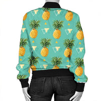 Hawaiian Pineapple Polynesian Bomber Jacket - AH - Polynesian Pride