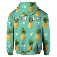 Custom Hawaiian Pineapple Polynesian Hoodie - Polynesian Pride