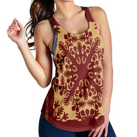Hawaiian Quilt Vintage Racerback Tank - AH - Polynesian Pride