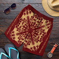 Hawaiian Quilt Vintage Men's Shorts - AH Art - Polynesian Pride