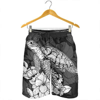 Hawaiian Sample Turtle Plumeria Men's Shorts - AH - Polynesian Pride