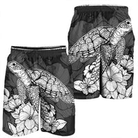 Hawaiian Sample Turtle Plumeria Men's Shorts - AH - Polynesian Pride
