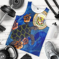 Hawaiian Seal Of Hawaii Hibiscus Ocean Turtle Polynesian Tank Top - AH - Polynesian Pride
