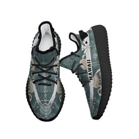 Hawaiian Sneakers YZ Tropical Flamingos And Tropical Plants - Polynesian Pride