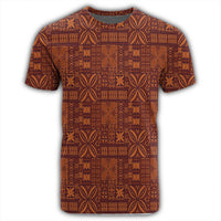 Hawaiian Traditional Aboriginal Pattern Polynesian T Shirt AH - Polynesian Pride