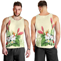 Hawaiian Tropical Wonderful Hibiscus Plumeria Strelitzia Tank Top - AH - Polynesian Pride