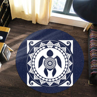 Hawaiian Turtle Pattern Round Carpet - AH - Polynesian Pride