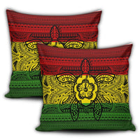 Hawaiian Turtle Polynesian Tribal Pillow Covers Reggae AH - Polynesian Pride