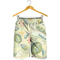 Hawaiian World Animals In Sea Men's Shorts - AH - Polynesian Pride