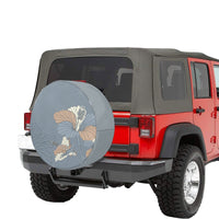 Hibiscus Art Spare Tire Cover AH - Polynesian Pride