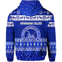 Hofangahau College Christmas Zip Hoodie Simple Style LT8 - Polynesian Pride