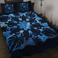 Hawaii Quilt Bed Set - Honu Circle Quilting Style Quilt Bed Set - AH - Polynesian Pride