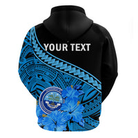 Custom Yap State Day Hoodie Yap Flag and FSM Seal LT9 - Polynesian Pride