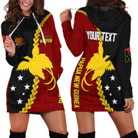 Personalised Papua New Guinea Hoodie Dress 47th Independence Anniversary - Motu Revareva LT7 - Polynesian Pride