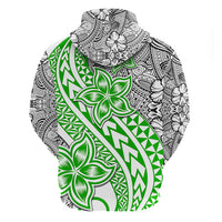 Traditional Polynesian Tribal Tattoo Retro Couple Hoodie Green LT9 - Polynesian Pride