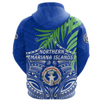 Northern Mariana Islands Rugby Hoodie Coconut Leaves CNMI - Polynesian Pride