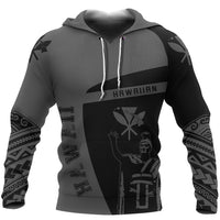 Hawaii King Kanaka Maoli Polynesian Sport Zip up Hoodie Premium Style - Polynesian Pride