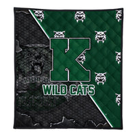 Hawaii Quilt - Konawaena High Premium Quilt - AH Green - Polynesian Pride