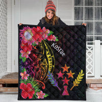 Kosrae State Premium Quilt - Tropical Hippie Style - Polynesian Pride