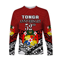 Tonga Long Sleeve Shirt Independence Anniversary Special Version 2022 LT14 - Polynesian Pride