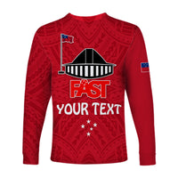(Custom Personalised) F.A.S.T Samoa Long Sleeve Shirt We Ready Polynesian Samoan LT13 - Polynesian Pride