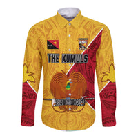 The Kumuls PNG Long Sleeve Button Shirt Papua New Guinea Polynesian Dynamic Style LT14 - Polynesian Pride