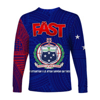Samoa FAST Party Long Sleeve Shirt Original Style LT8 - Polynesian Pride